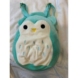Squishmallows Winston The Owl Plush Backpack